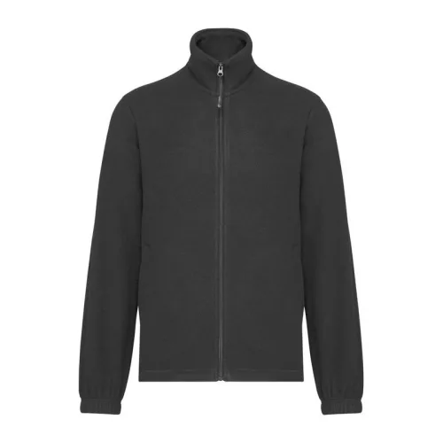 Unisex Microfleece Elasticated Jacket (5XL, Dark Grey)