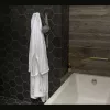 OLIMA TERRY BATHROBE (M/L, Arctic White)