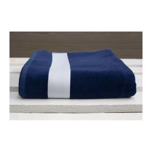 OLIMA VELOUR BEACH TOWEL (100X180, Marine Blue)
