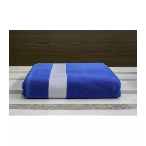 OLIMA VELOUR BEACH TOWEL (100X180, Royal)