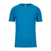 MEN'S SHORT-SLEEVED SPORTS T-SHIRT (2XL, Aqua Blue)
