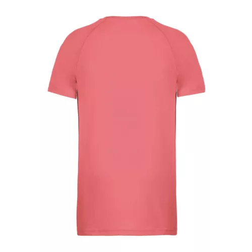 MEN'S SHORT-SLEEVED SPORTS T-SHIRT (XL, Coral)