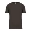 MEN'S SHORT-SLEEVED SPORTS T-SHIRT (S, Dark Grey)