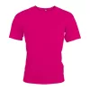 MEN'S SHORT-SLEEVED SPORTS T-SHIRT (3XL, Fuchsia)