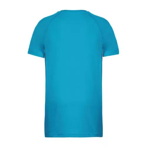 MEN'S SHORT-SLEEVED SPORTS T-SHIRT (3XL, Light Turquoise)