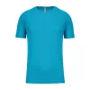 MEN'S SHORT-SLEEVED SPORTS T-SHIRT (L, Light Turquoise)