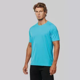 MEN'S SHORT-SLEEVED SPORTS T-SHIRT (2XL, Olive)