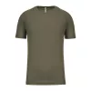 MEN'S SHORT-SLEEVED SPORTS T-SHIRT (L, Olive)