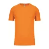 MEN'S SHORT-SLEEVED SPORTS T-SHIRT (XS, Orange)