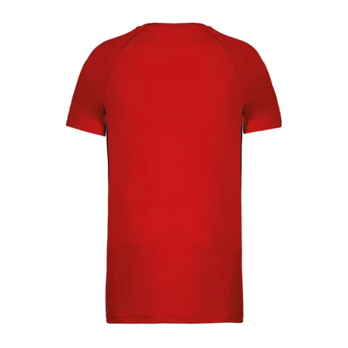 MEN'S SHORT-SLEEVED SPORTS T-SHIRT (XL, Red)