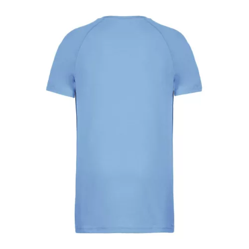 MEN'S SHORT-SLEEVED SPORTS T-SHIRT (3XL, Sky Blue)