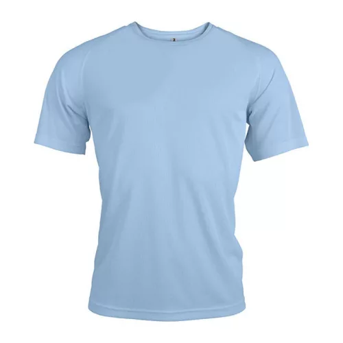 MEN'S SHORT-SLEEVED SPORTS T-SHIRT (XL, Sky Blue)