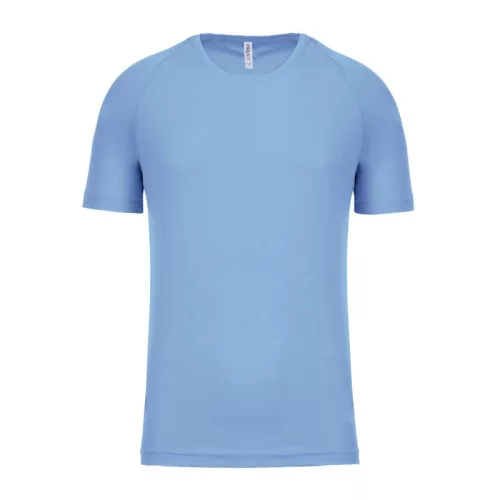 MEN'S SHORT-SLEEVED SPORTS T-SHIRT (XL, Sky Blue)