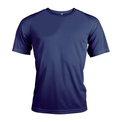 MEN'S SHORT-SLEEVED SPORTS T-SHIRT (M, Sporty Navy)