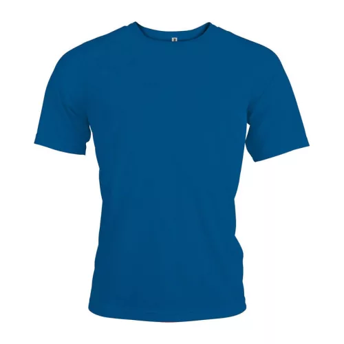 MEN'S SHORT-SLEEVED SPORTS T-SHIRT (XL, Sporty Royal Blue)