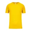 MEN'S SHORT-SLEEVED SPORTS T-SHIRT (XS, True Yellow)