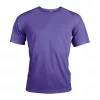 MEN'S SHORT-SLEEVED SPORTS T-SHIRT (S, Violet)
