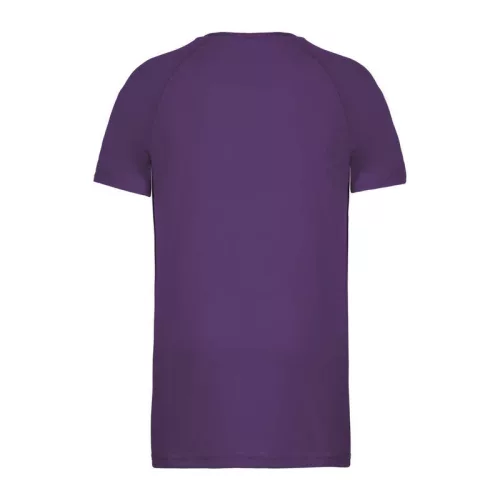MEN'S SHORT-SLEEVED SPORTS T-SHIRT (XL, Violet)