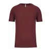 MEN'S SHORT-SLEEVED SPORTS T-SHIRT (XL, Wine)