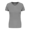 LADIES' SHORT-SLEEVED SPORTS T-SHIRT (2XL, Fine Grey)