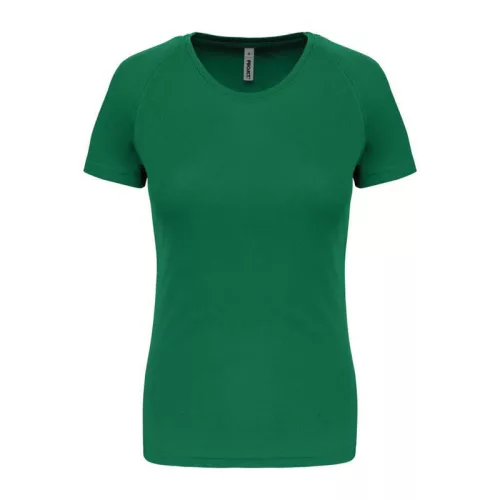 LADIES' SHORT-SLEEVED SPORTS T-SHIRT (2XL, Kelly Green)