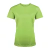 LADIES' SHORT-SLEEVED SPORTS T-SHIRT (M, Lime)