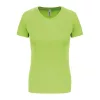 LADIES' SHORT-SLEEVED SPORTS T-SHIRT (XL, Lime)