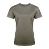 LADIES' SHORT-SLEEVED SPORTS T-SHIRT (M, Olive)