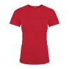 LADIES' SHORT-SLEEVED SPORTS T-SHIRT (M, Red)
