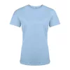 LADIES' SHORT-SLEEVED SPORTS T-SHIRT (S, Sky Blue)