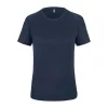 LADIES' SHORT-SLEEVED SPORTS T-SHIRT (L, Sporty Navy)