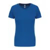 LADIES' SHORT-SLEEVED SPORTS T-SHIRT (S, Sporty Royal Blue)