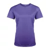 LADIES' SHORT-SLEEVED SPORTS T-SHIRT (2XL, Violet)