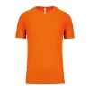 KIDS' SHORT SLEEVED SPORTS T-SHIRT (10/12, Fluorescent Orange)