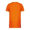 KIDS' SHORT SLEEVED SPORTS T-SHIRT (6/8, Fluorescent Orange)