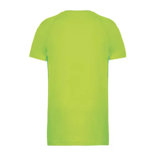 KIDS' SHORT SLEEVED SPORTS T-SHIRT (10/12, Lime)