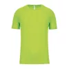 KIDS' SHORT SLEEVED SPORTS T-SHIRT (12/14, Lime)