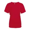 KIDS' SHORT SLEEVED SPORTS T-SHIRT (6/8, Red)