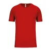 KIDS' SHORT SLEEVED SPORTS T-SHIRT (6/8, Red)