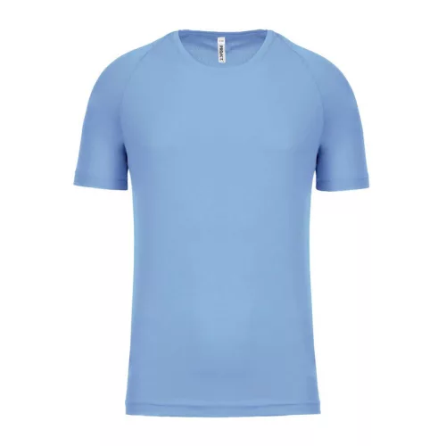 KIDS' SHORT SLEEVED SPORTS T-SHIRT (10/12, Sky Blue)