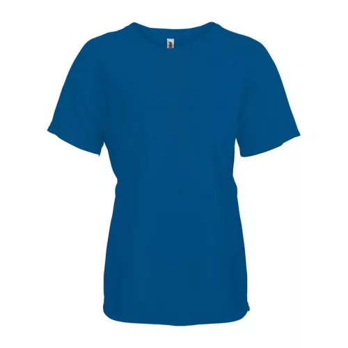 KIDS' SHORT SLEEVED SPORTS T-SHIRT (8/10, Sporty Royal Blue)