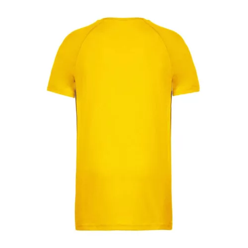 KIDS' SHORT SLEEVED SPORTS T-SHIRT (10/12, True Yellow)