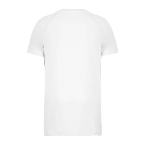 KIDS' SHORT SLEEVED SPORTS T-SHIRT (10/12, Arctic White)