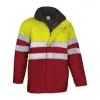 TRAFFIC kabát (S, Neon Yellow-Lotto Red)
