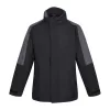 Men'S Defender Iii Waterproof 3-In-1 Jacket (2XL, Black/Seal Grey)