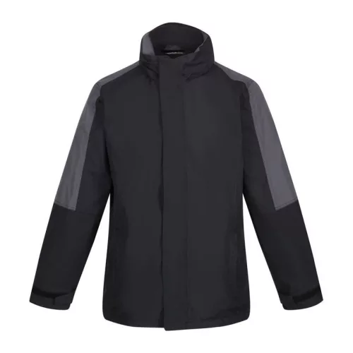 Men'S Defender Iii Waterproof 3-In-1 Jacket (3XL, Black/Seal Grey)
