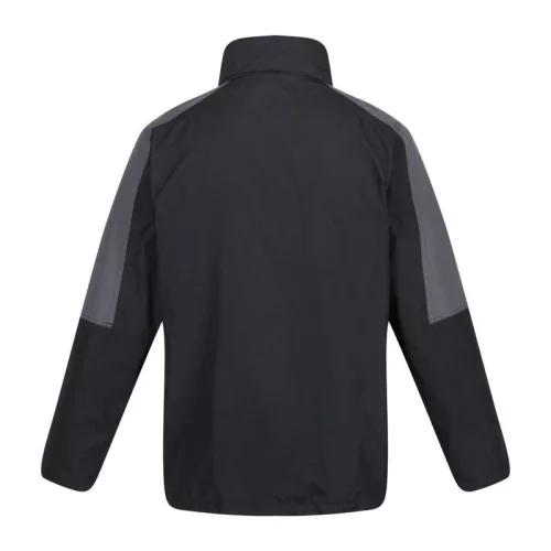 Men'S Defender Iii Waterproof 3-In-1 Jacket (4XL, Black/Seal Grey)