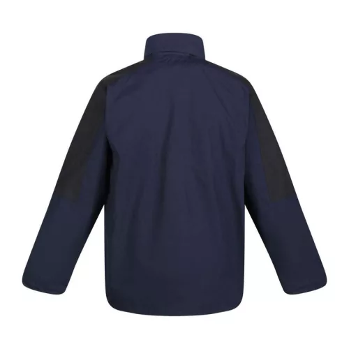 Men'S Defender Iii Waterproof 3-In-1 Jacket (L, Navy/Black)
