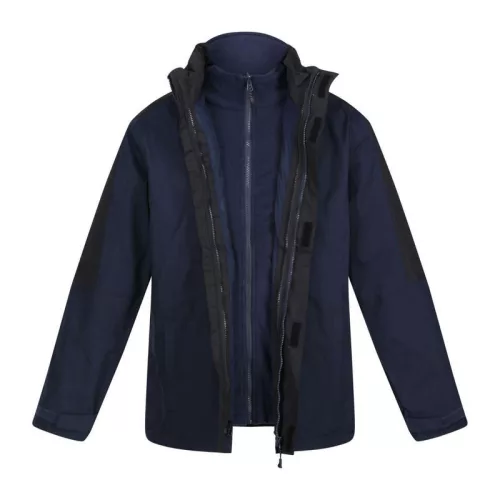 Men'S Defender Iii Waterproof 3-In-1 Jacket (S, Navy/Black)