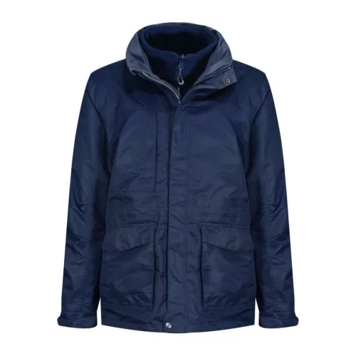 Men'S Benson Iii - Breathable 3 In 1 Jacket (S, Navy/Navy)